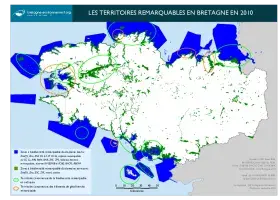 Les territoires remarquables en Bretagne - Situation en 2010