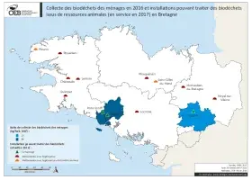 Collecte des biodéchets des ménages en 2016