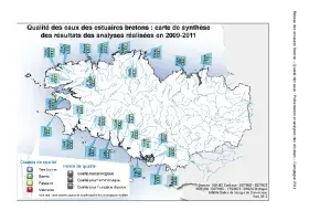 Qualité des estuaires bretons de 2009 à 2011