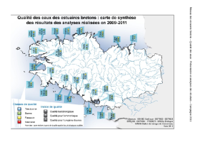 Qualité des estuaires bretons de 2009 à 2011