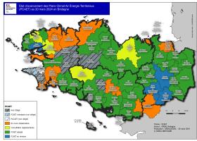 État d'avancement des Plans Climat Air Énergie Territoriaux - Situation en mars 2024 État d'avancement des Plans Climat Air Énergie Territoriaux - Situation en mars 2024