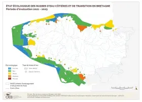 Clone of État écologique des masses d'eau côtières et de transition en Bretagne - Période d'évaluation 2021 - 2023