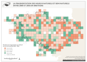 La fragmentation des milieux naturels naturels et semi naturels entre 2000 et 2006