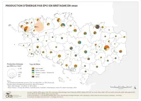 Production d'énergie par EPCI en 2022