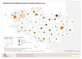 Production d'énergie par EPCI en 2022