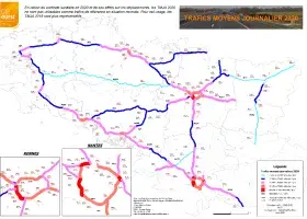 Trafic moyen journalier annuel en 2020