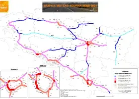Trafic moyen journalier annuel en 2021