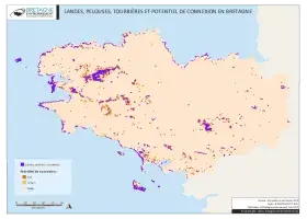 Landes, pelouses, tourbières et potentiel de connexion