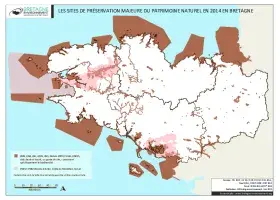 Les sites de préservation majeure du patrimoine naturel en 2014