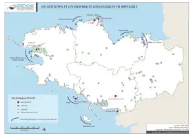 Les géotopes et les ensembles géologiques en Bretagne