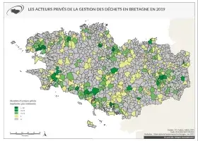 Les acteurs privés de la gestion des déchets en 2019