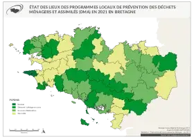 État des lieux des programmes locaux de prévention des déchets ménagers et assimilés (DMA) en 2021