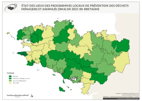 État des lieux des programmes locaux de prévention des déchets ménagers et assimilés (DMA) en 2021