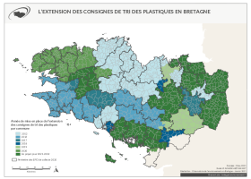 L'extension des consignes de tri des plastiques en Bretagne - État en 2020