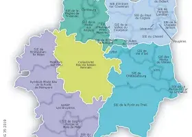 Ille-et-Vilaine : organisation territoriale de la gestion de l'eau potable - Situation en janvier 2019