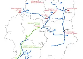 Ille-et-Vilaine : schéma départemental d'alimentation en eau potable - Situation en 2016