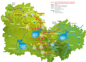 Côtes d'Armor : réseau d'interconnexion d'eau potable - Situation en 2016