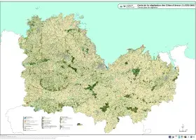 Les grands types de végétation dans les Côtes-d'Armor