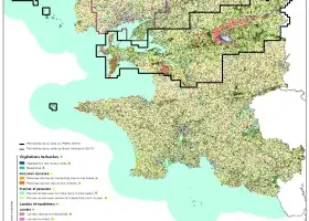 Les grands types de végétation dans le Finistère