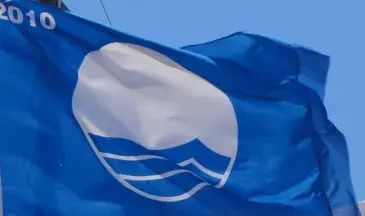 Photo drapeau logo pavillon bleu