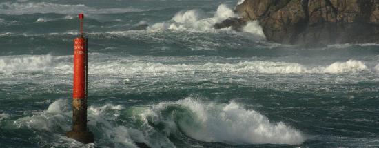 Tempête en bord de mer