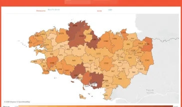 capture Les ressources connexes de scieries et en bois en fin de vie par EPCI en Bretagne