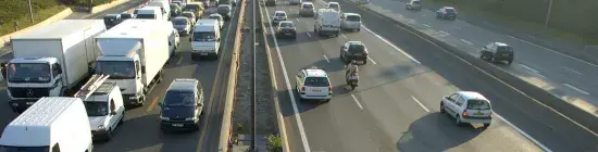 Heure de pointe sur la route