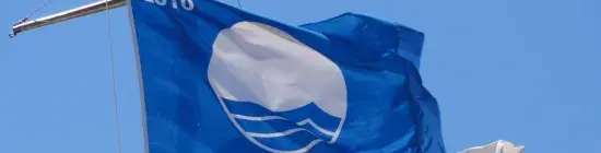 Photo drapeau logo pavillon bleu