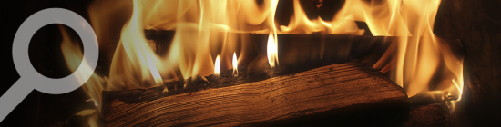 feu de bûches