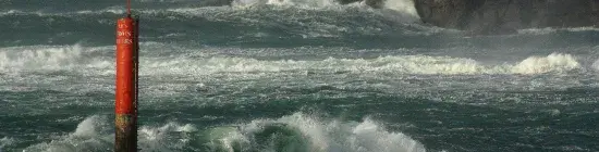 Tempête en bord de mer