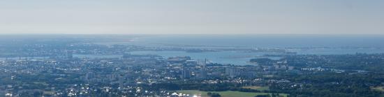 Vue aérienne de Lorient