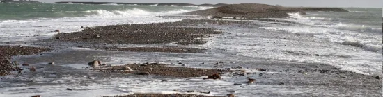 photo Le sillon de Talbert sous les vagues