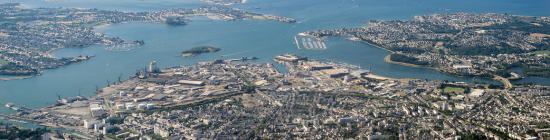 Photo littoral de Lorient est en zone basse.
