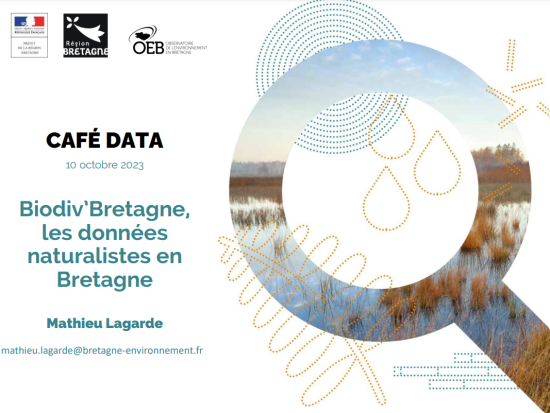 Café DATA - Biodiv'Bretagne