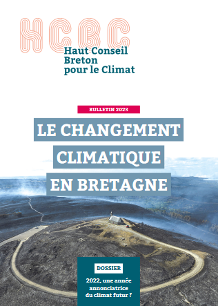 couv Bulletin annuel 2023 : Le changement climatique en Bretagne