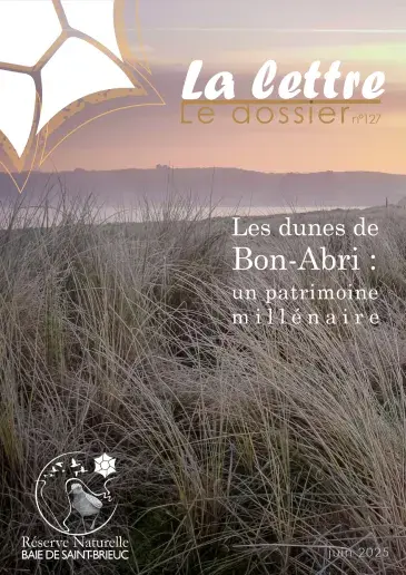couv La lettre, Réserve naturelle de la baie de Saint-Brieuc n°127 - Les dunes de Bon-Abri : un patrimoine millénaire