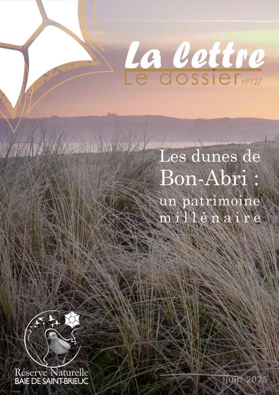 couv La lettre, Réserve naturelle de la baie de Saint-Brieuc n°127 - Les dunes de Bon-Abri : un patrimoine millénaire