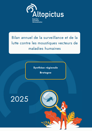 couv Bilan 2025 de surveillance et lutte contre les moustiques vecteurs de maladies humaines en Bretagne
