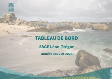 couv Tableau de bord SAGE Léon-Trégor - années 2022 et 2023