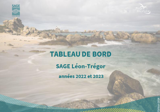 couv Tableau de bord SAGE Léon-Trégor - années 2022 et 2023