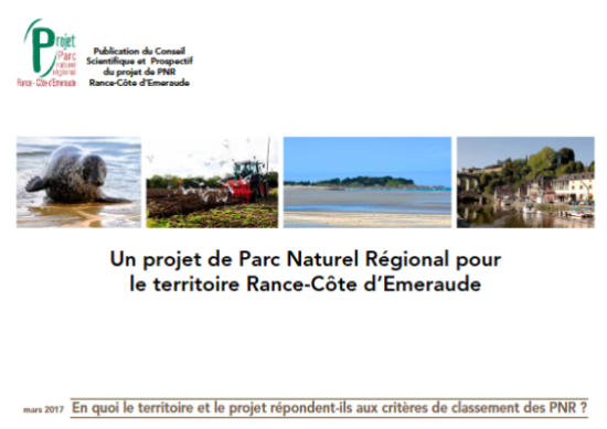 couv Un projet de Parc Naturel Régional pour le territoire Rance côte d'Émeraude