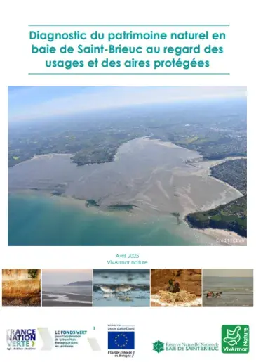 Couv Diagnostic du patrimoine naturel en baie de Saint-Brieuc au regard des usages et des aires protégées