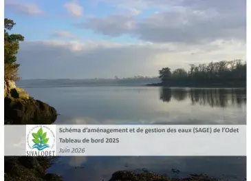 couv Tableau de bord du SAGE de l'Odet - bilan 2025