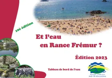 couv Et l'eau en Rance Frémur ? Tableau de bord de l'eau, édition 2023