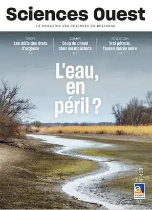 couv Sciences Ouest n°419 - L'eau, en péril ?