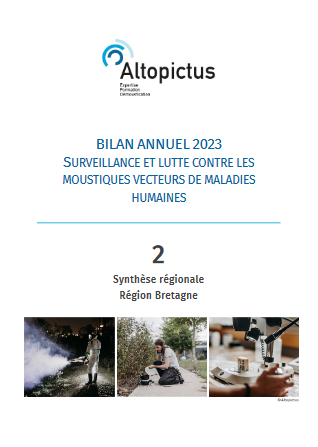 couv Bilan 2023 de surveillance et lutte contre les moustiques vecteurs de maladies humaines en Bretagne