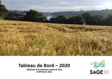 couv Tableau de bord 2020 du  Sage Argoat-Trégor-Goëlo