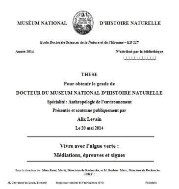 couv Vivre avec l'algue verte : médiations, épreuves et signes