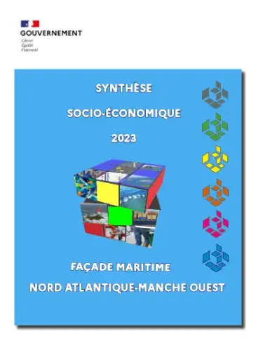 couv Synthèse socio-économique de la façade maritime Nord Atlantique Manche Ouest - édition 2024