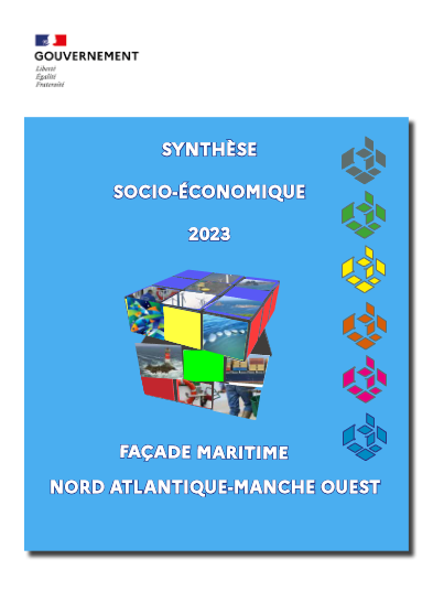 couv Synthèse socio-économique de la façade maritime Nord Atlantique Manche Ouest - édition 2024